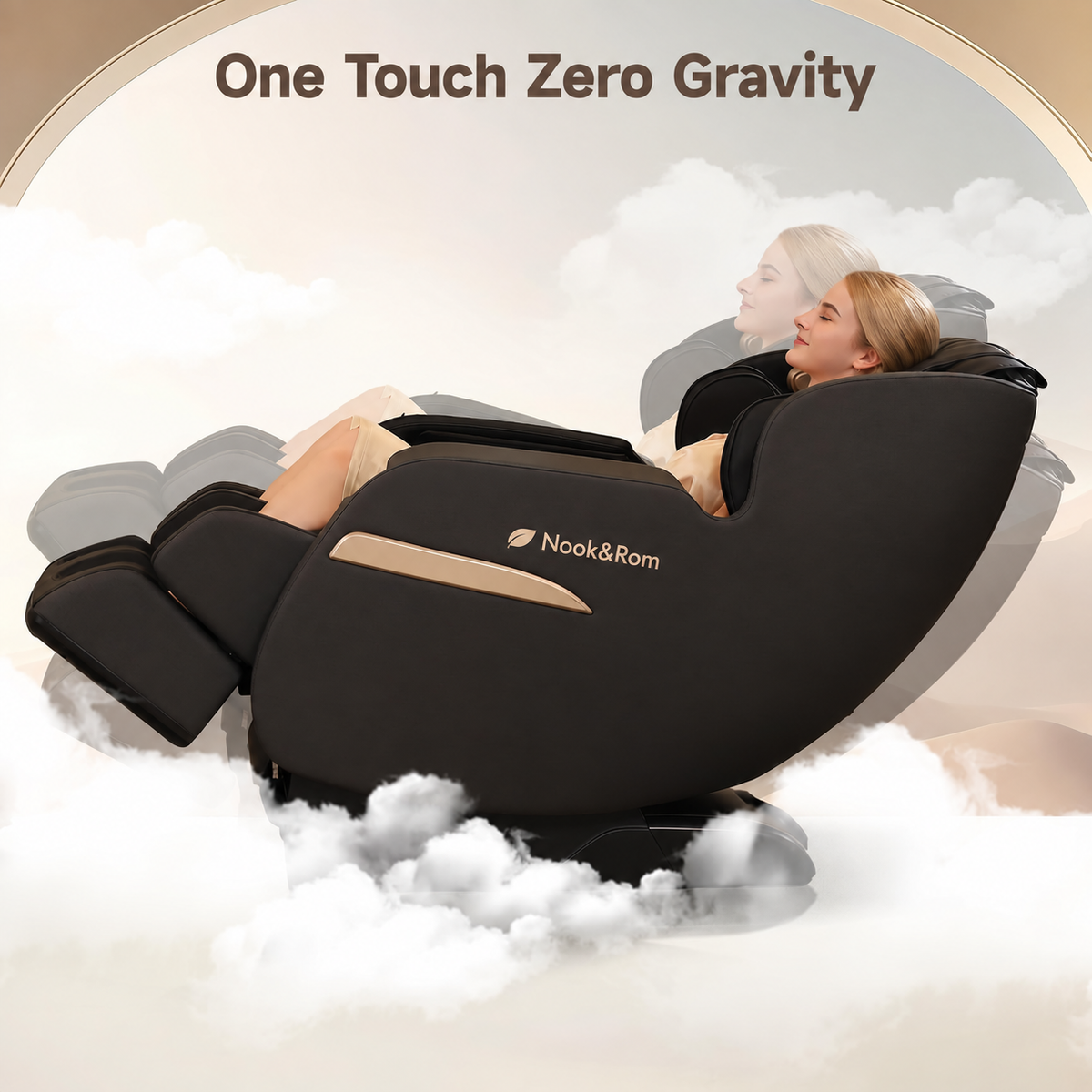 Nook&Form SL-Track Full Body Massage Chair with Zero Gravity, Heat & 8 Auto Modes