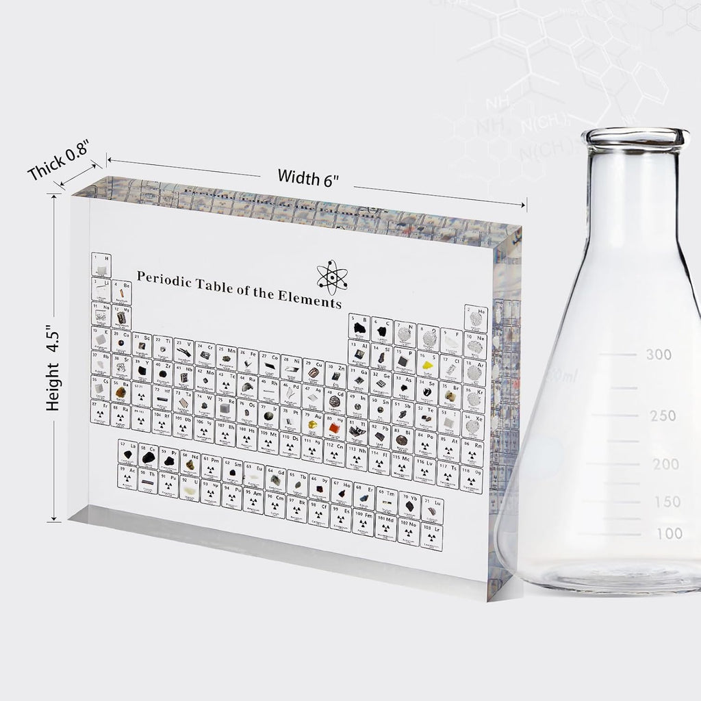 Periodic Table with Real Elements Inside