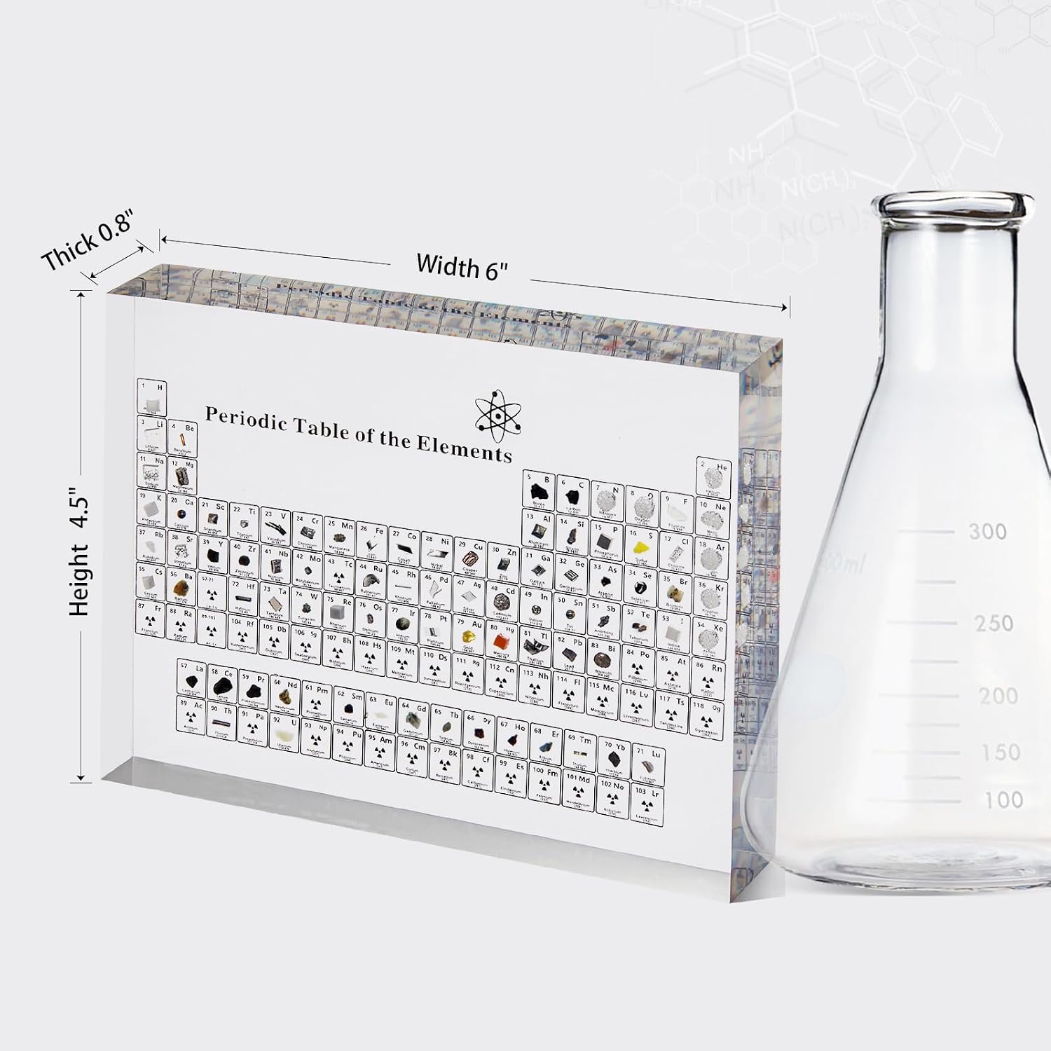 Periodic Table with Real Elements Inside