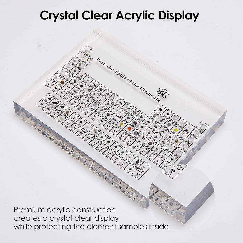 Periodic Table with Real Elements Inside
