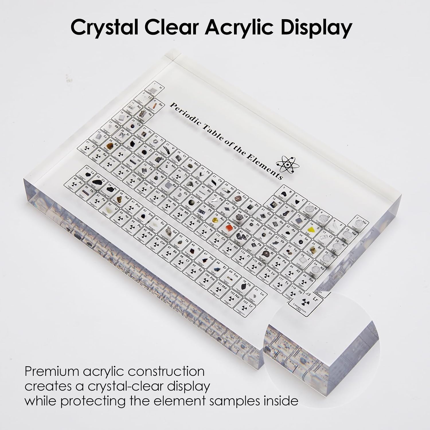 Periodic Table with Real Elements Inside