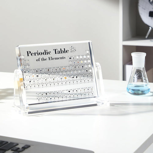 Acrylic Periodic Table with Real Elements Inside