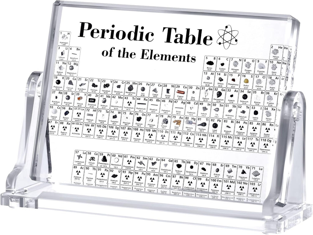 Acrylic Periodic Table with Real Elements Inside